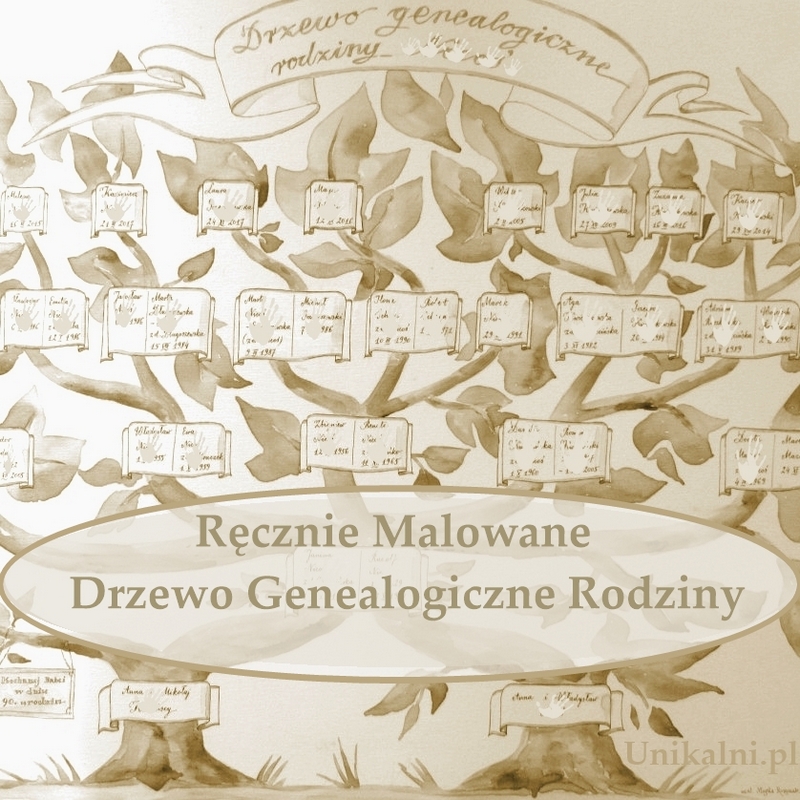 drzewo genealogiczne rodziny recznie malowane unikalni pl 