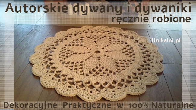 dynany dywaniki recznie robione naturalne modne wnetrze domu unikalni pl