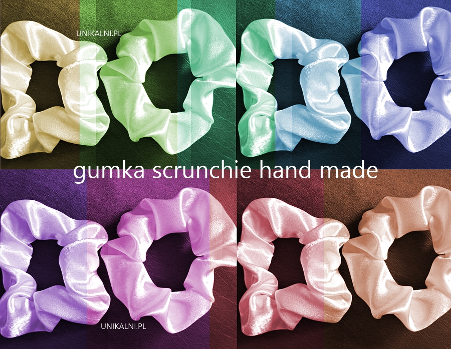 Gumka scrunchie hand made 